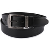 Pasek Męski Skórzany Premium Szeroki 4Cm Klasyczny Czarny Beltimore Jeans E01 : Kolory - Czarny, Rozmiar Pasków - R.110-125 Cm