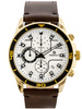 ZEGAREK MĘSKI PERFECT CH02L - CHRONOGRAF Brązowy pasek skórzany + BOX