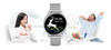 SMARTWATCH DAMSKI SREBRNA BRANSOLETA KOBIECY SPORT PULS SMS FB ZDJĘCIA G. Rossi SW015-3