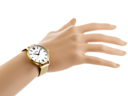 Zestaw prezentowy damski Zegarek damski PACIFIC X6172 złoty + Bransoletka