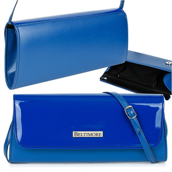 Chabrowa Damska Torebka Kopertówka Wieczorowa Beltimore W20 : Kolory - Niebieski