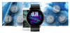 Smartwatch męski Czarny pasek gumowy sportowy Puls Kroki Gravity GT1-3 