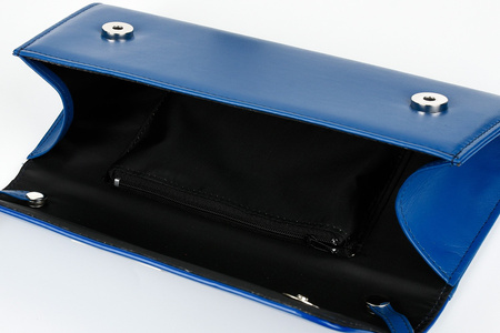 Chabrowa Damska Torebka Kopertówka Wieczorowa Beltimore W20 : Kolory - Niebieski