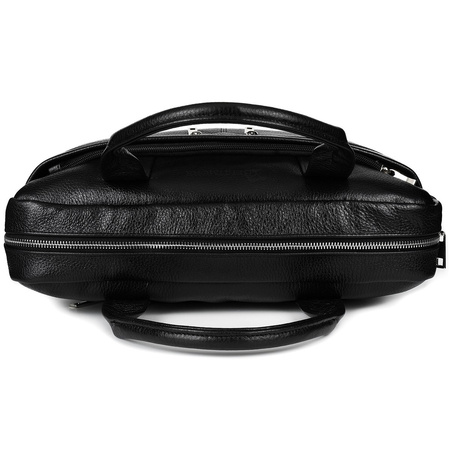 Torba Męska Skórzana Duża Czarna Laptop J14 Beltimore