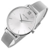 ZEGAREK DAMSKI Srebrna bransoleta siatka PAUL LORENS - PL12177B-3C1 + BOX