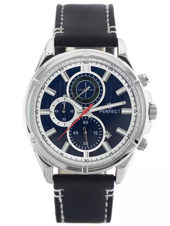 ZEGAREK MĘSKI PERFECT CH03L - CHRONOGRAF (zp352f) + BOX