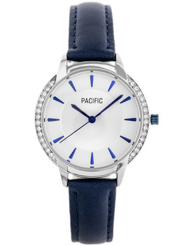 ZEGAREK DAMSKI PACIFIC X6167 - pasek - granat (zy661b)