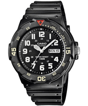 Zegarek Casio MRW-200H-1BVDF Czarny pasek Datownik + BOX