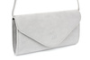 Siwa Damska Torebka Kopertówka Mała Beltimore W19 : Kolory - Szary, Srebrny