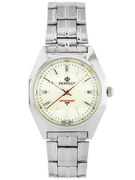 ZEGAREK MĘSKI PERFECT P186 - ORIENT Srebrna bransoleta Zielona tarcza + BOX