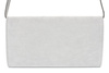 Siwa Damska Torebka Kopertówka Mała Beltimore W19 : Kolory - Szary, Srebrny