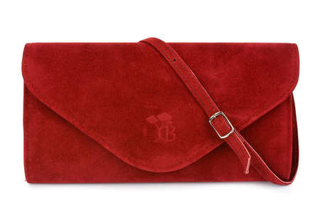 Bordowa Damska Torebka Kopertówka Na wesele bal imprezę Mała Beltimore W19