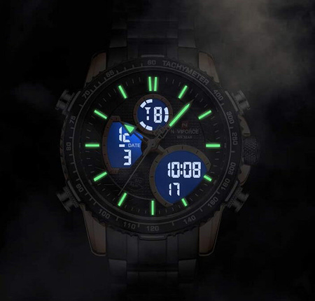 ZEGAREK MĘSKI NAVIFORCE NF9182 B/ B + BOX