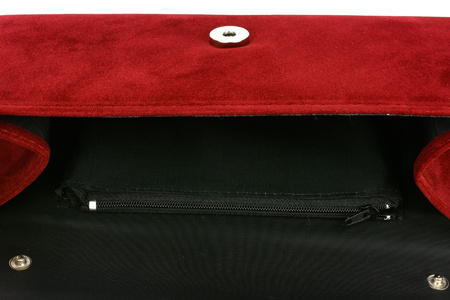 Bordowa Damska Torebka Kopertówka Na wesele bal imprezę Mała Beltimore W19