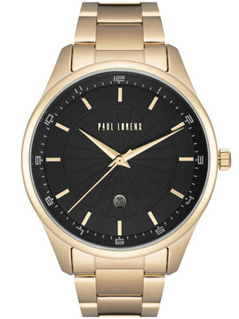 ZEGAREK MĘSKI PAUL LORENS - PL12156B2-1D1 Złota bransoleta + BOX