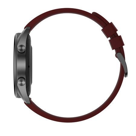 SMARTWATCH MĘSKI CZERWONY PASEK SPORTOWY KROKI PULS ROZMOWY G. Rossi SW019-3