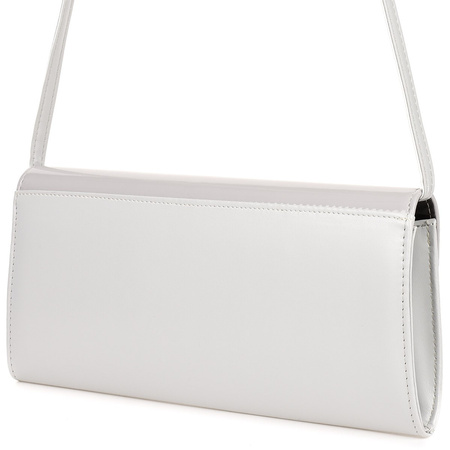 Szara Damska Torebka Kopertówka Wieczorowa Beltimore W20 : Kolory - Szary, Srebrny