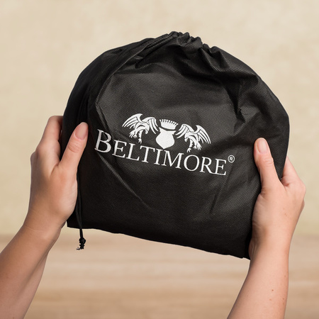 Plecak skórzany damski czarny Miejski Elegancki Duży A4 Czarny Beltimore P17