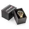 ZEGAREK MĘSKI ZŁOTA BRANSOLETA PERFECT M501CH-06 - CHRONOGRAF + BOX