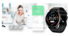 Smartwatch męski Czarny pasek gumowy sportowy Puls Kroki Gravity GT1-3 