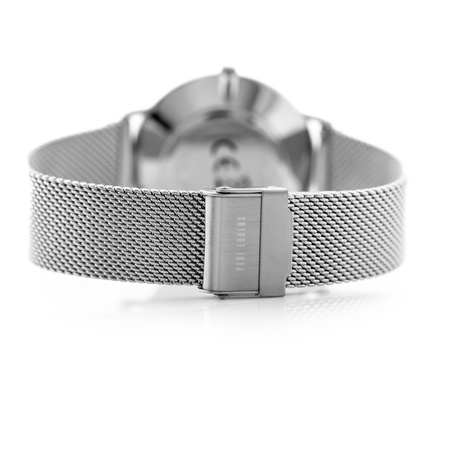 ZEGAREK DAMSKI Srebrna bransoleta siatka PAUL LORENS - PL12177B-3C1 + BOX