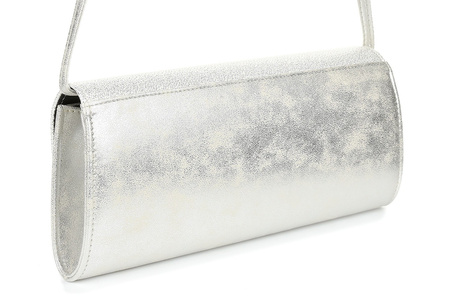 Srebrna Damska Torebka Kopertówka Wieczorowa Beltimore W20 : Kolory - Szary, Srebrny