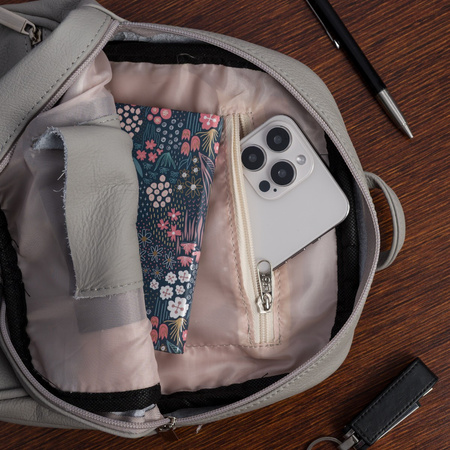 Plecak damski skórzany Jasno Szary Mały do pracy Beltimore 022