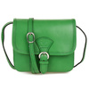 Zielona Beltimore Damska Skórzana Mała Torebka Listonoszka K66 : Kolory - Zielony