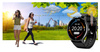 Smartwatch męski Czarny pasek gumowy sportowy Puls Kroki Gravity GT1-3 