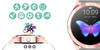 SMARTWATCH DAMSKI BIAŁY PASEK SKÓRZANY TARCZE KROKI POWIADOMIENIA G.Rossi SW017-5