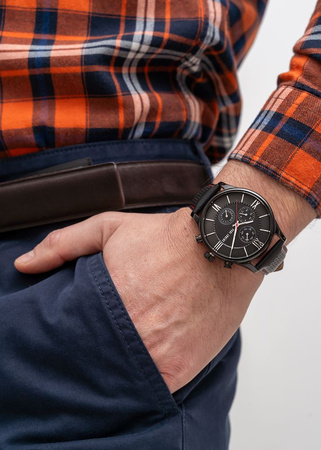 ZEGAREK MĘSKI PAUL LORENS - PL11652A6-1A3 (zg355b) + BOX