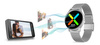 SMARTWATCH DAMSKI SREBRNA BRANSOLETA KOBIECY SPORT PULS SMS FB ZDJĘCIA G. Rossi SW015-3