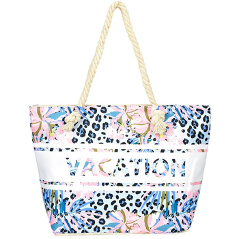 Duża Torba Plażowa Torebka Summer Na Lato Pojemna Tor744 : Kolory - Różowy