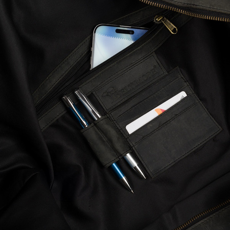 Torba Podróżna Skórzana Weekendowa Ekskluzywna Skóra Nubuk Beltimore X50