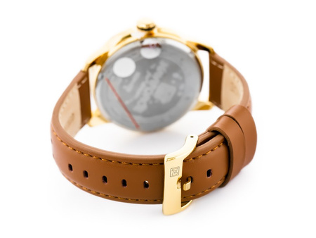 ZEGAREK MĘSKI NAVIFORCE - NF9142 (zn087c) gold/br. + BOX