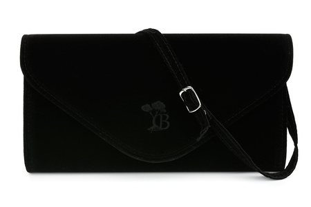 Czarna Damska Torebka Kopertówka Mała Beltimore W19 : Kolory - Czarny