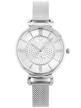 ZEGAREK DAMSKI G. ROSSI Srebrna bransoleta zdobiony - G.R12546B-3C1 + BOX