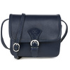 Granatowa Beltimore Damska Skórzana Mała Torebka Listonoszka K66 : Kolory - Granatowy