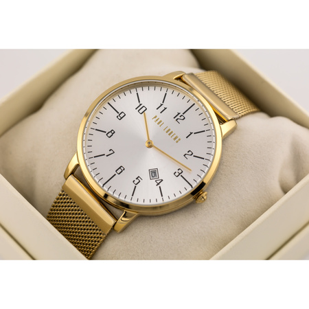 ZEGAREK DAMSKI ZŁOTA BRANSOLETA MESH PAUL LORENS - PL11503B-3D1 + BOX