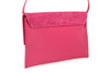 Różowa Oryginalna Damska Torebka Kopertówka Na Pasku Usztywniana W63 : Kolory - Różowy