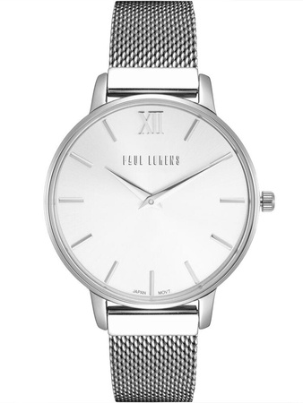 ZEGAREK DAMSKI Srebrna bransoleta siatka PAUL LORENS - PL12177B-3C1 + BOX