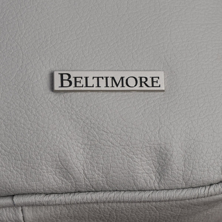 Plecak damski skórzany Jasno Szary Mały do pracy Beltimore 022