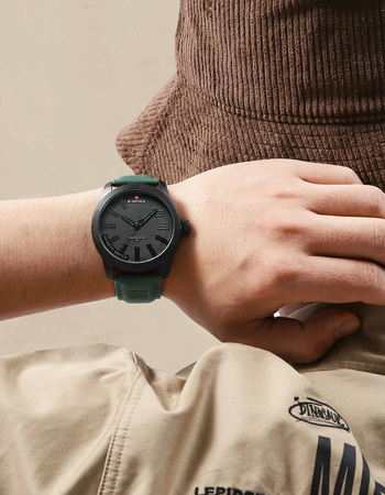 ZEGAREK MĘSKI NAVIFORCE NF9202L B/GN/GN + BOX