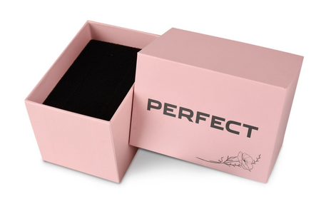 Zegarek damski Zielony pasek skórzany PERFECT E359-09 + BOX