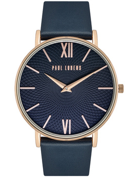 ZEGAREK DAMSKI PAUL LORENS - PL11989A7-6F3 Granatowy pasek skórzany + BOX