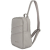 Plecak damski skórzany Jasno Szary Mały do pracy Beltimore 022