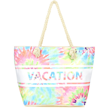 Duża Torba Plażowa Torebka Summer Na Lato Pojemna Tor739 : Kolory - Różowy