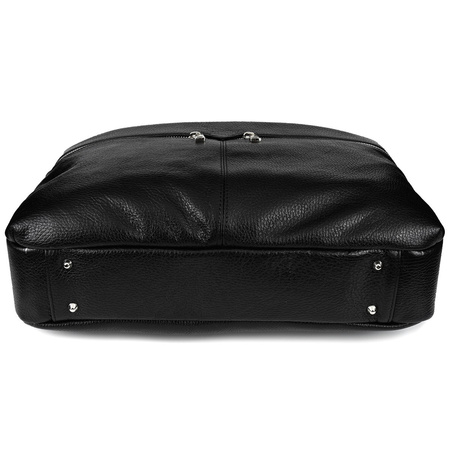 Torba Męska Skórzana Duża Czarna Laptop J14 Beltimore
