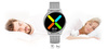 SMARTWATCH DAMSKI SREBRNA BRANSOLETA KOBIECY SPORT PULS SMS FB ZDJĘCIA G. Rossi SW015-3