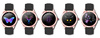 SMARTWATCH DAMSKI CZARNY PASEK SKÓRZANY KROKI POWIADOMIENIA TARCZE G.Rossi SW017-6